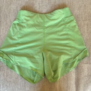 Lululemon Athletica Green Athletic Shorts Lightweight Moisture-Wicking